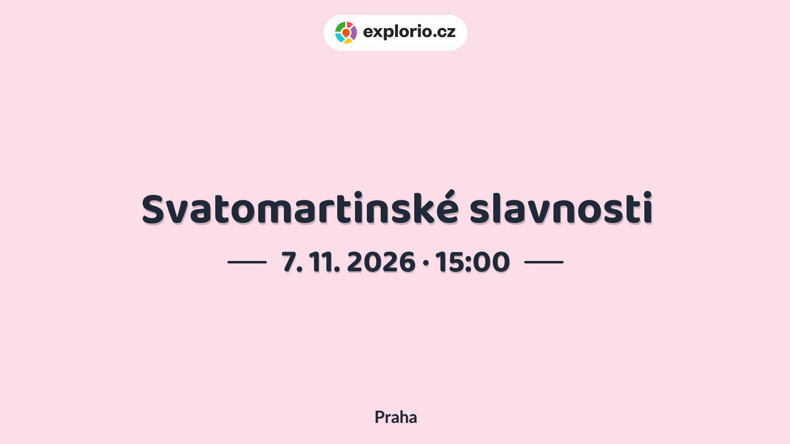 Svatomartinské slavnosti – festivaly a Slavnosti, Praha