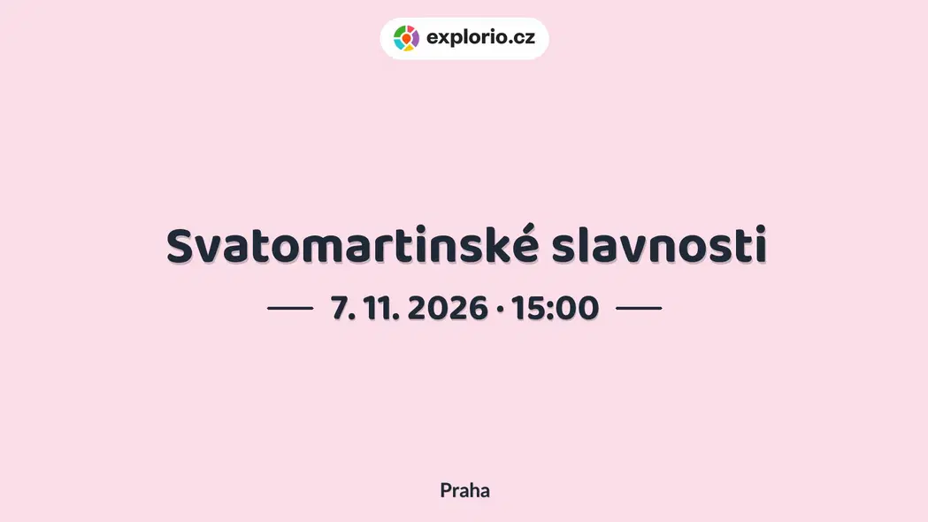 Svatomartinské slavnosti – festivaly a Slavnosti, Praha