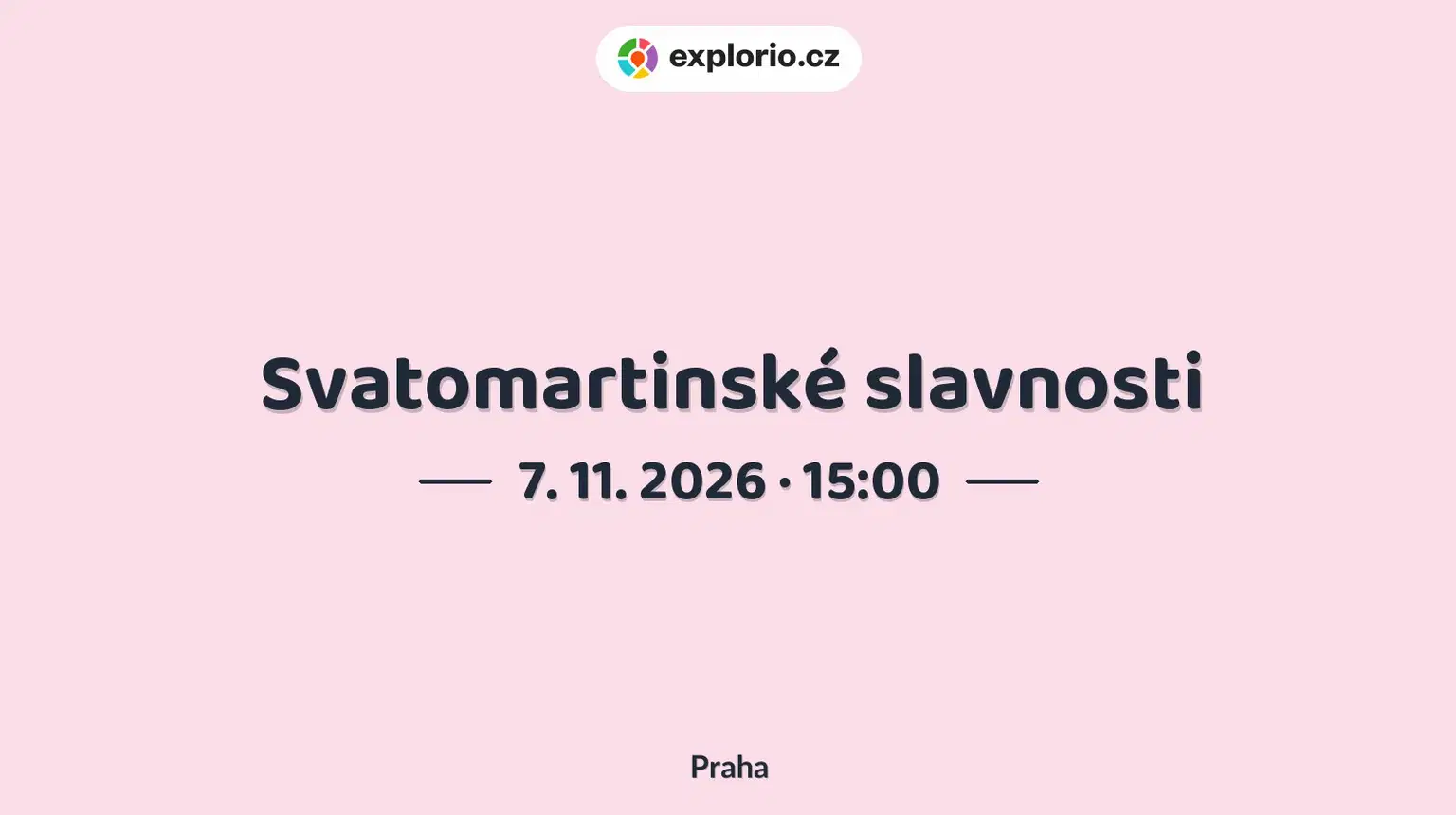 Svatomartinské slavnosti – festivaly a Slavnosti, Praha
