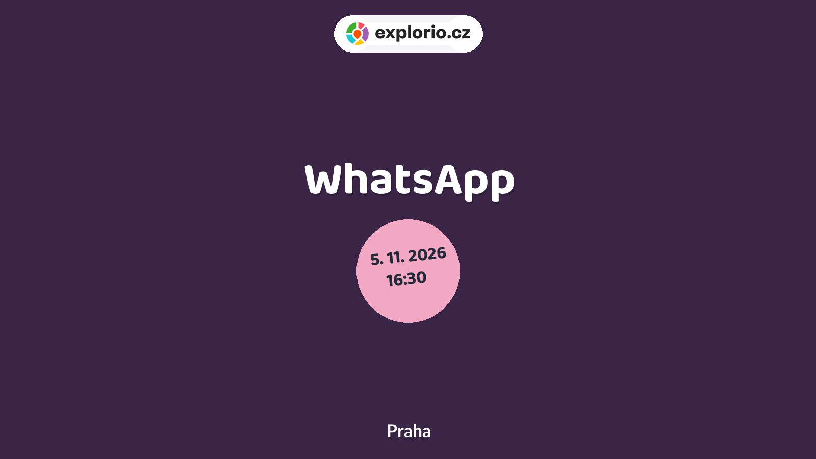 WhatsApp – tvořivé dílny a Workshopy, Praha