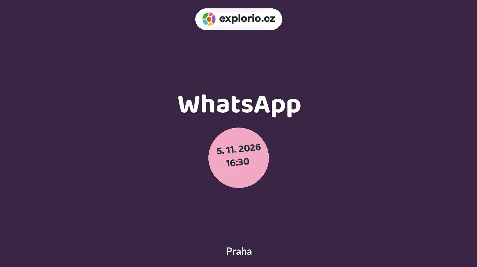 WhatsApp – tvořivé dílny a Workshopy, Praha