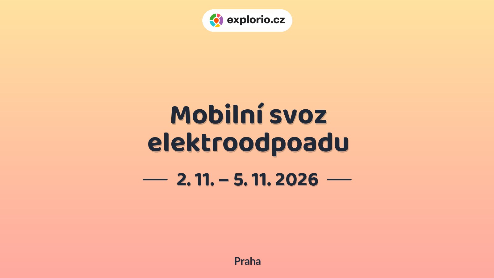 Mobilní svoz elektroodpoadu – příroda a Zvířátka, Praha