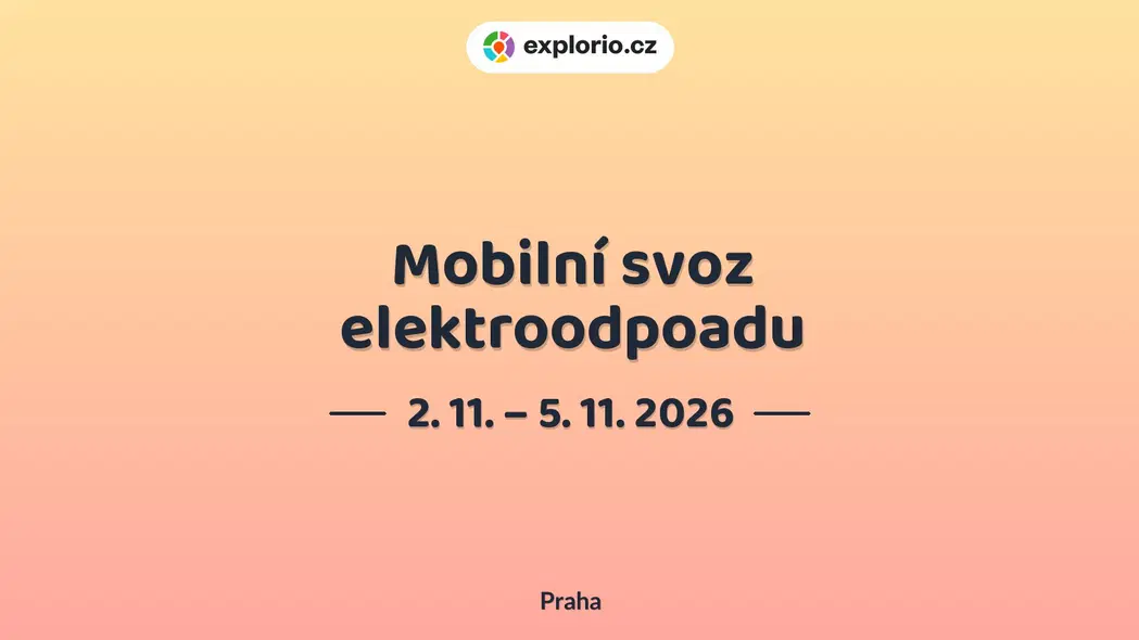 Mobilní svoz elektroodpoadu – příroda a Zvířátka, Praha
