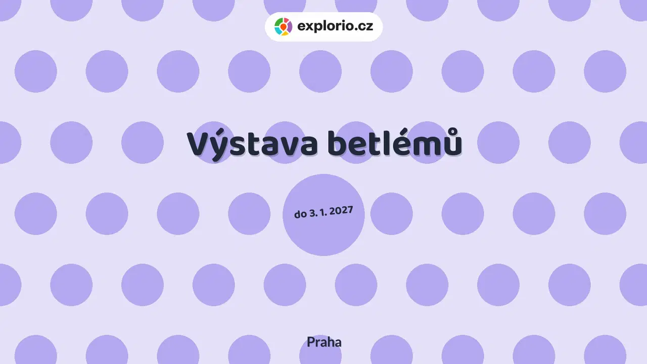 Výstava betlémů – prohlídky a Muzea, Praha