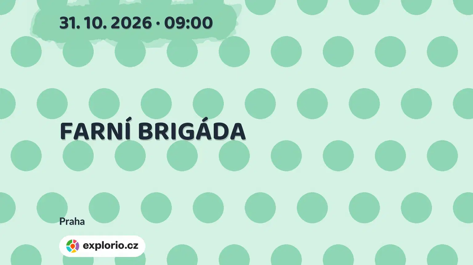 FARNÍ BRIGÁDA – tvořivé dílny a Workshopy, Praha