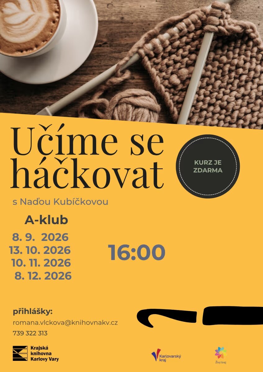 učíme se háčkovat – tvořivé dílny a Workshopy, Karlovy Vary – fotka 2