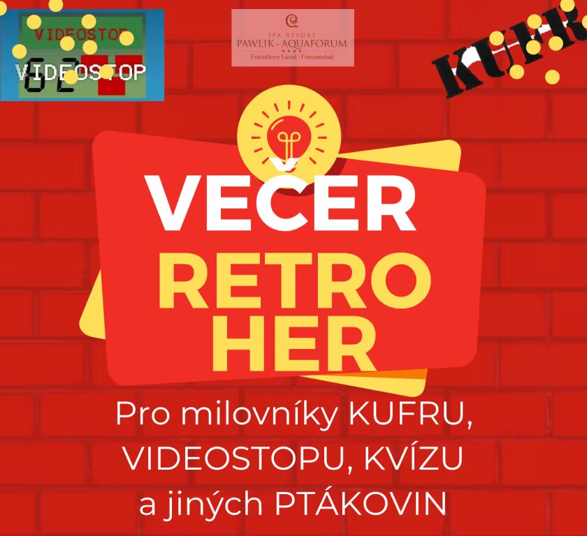 Retro večer her – divadlo, Hudba a Kino, Františkovy Lázně – fotka 2