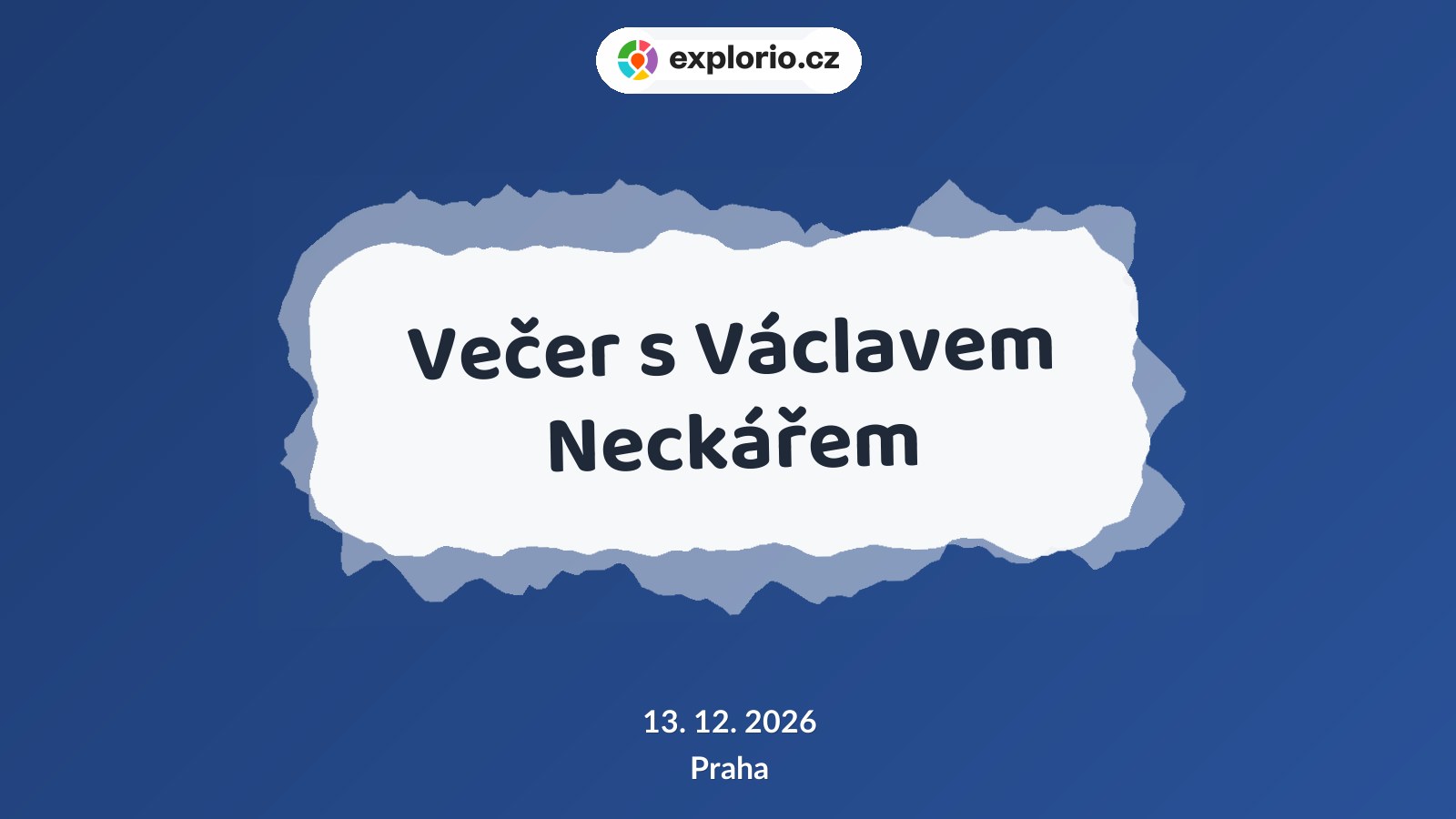 Večer s Václavem Neckářem – divadlo, Hudba a Kino, Praha