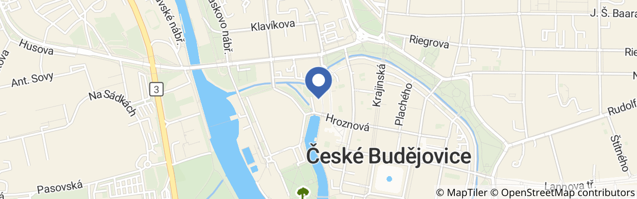 Mapa - Hotel Budweis