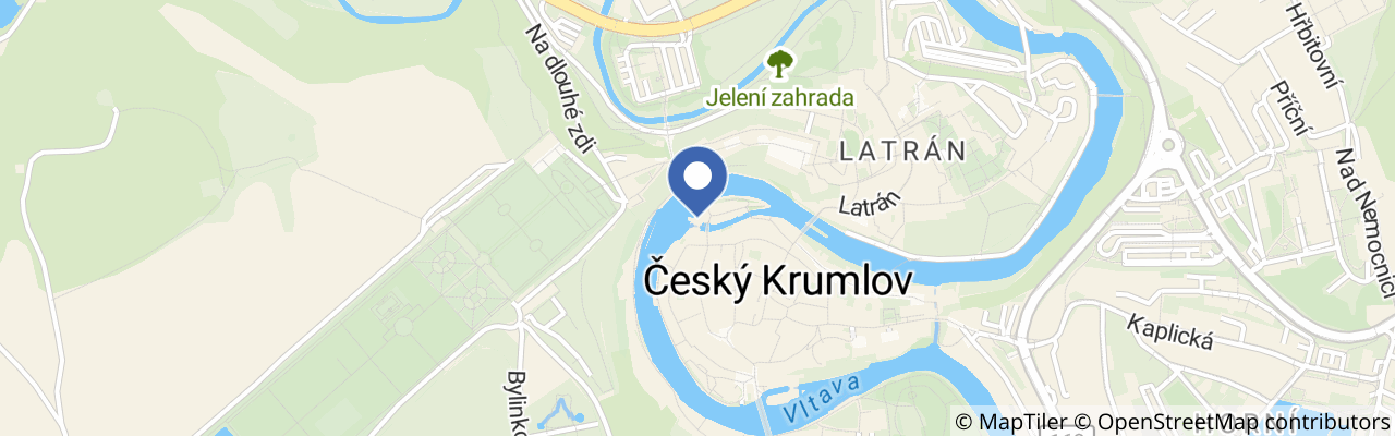 Mapa - Krumlovský Mlýn