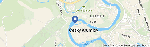 Mapa - Krumlovský Mlýn