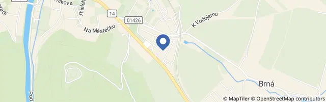 Mapa - Apartmány PEMI Potštejn