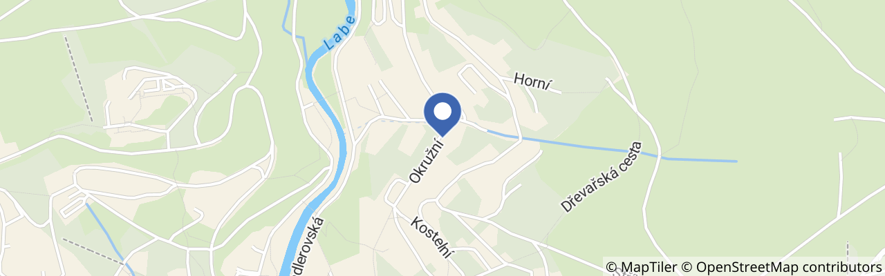 Mapa - Penzion Brněnka