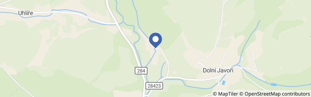 Mapa - Javorský mlýn