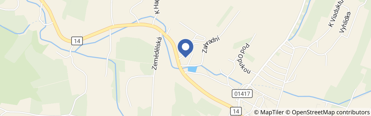 Mapa - Růžová chalupa