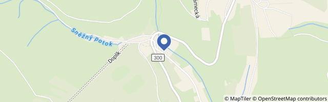 Mapa - Penzion Zelený Mlýn