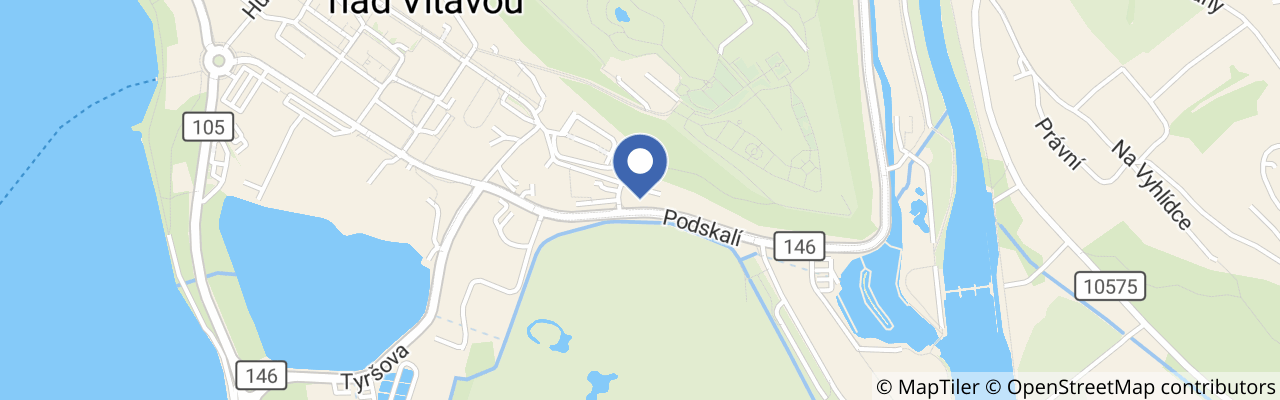 Mapa - Residence Hluboká