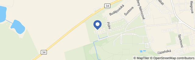 Mapa - Relax Park Třeboň