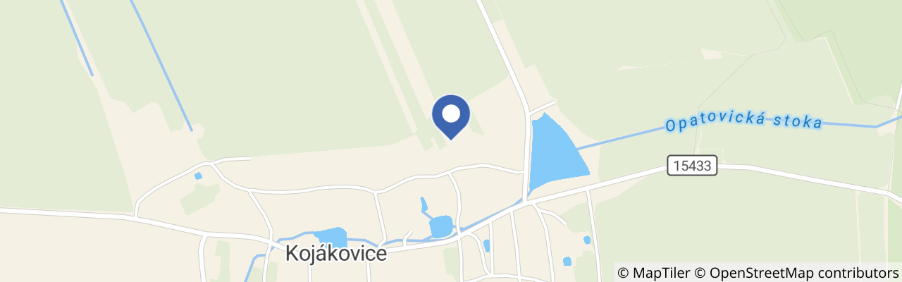 Mapa - Apartmány Kojákovice