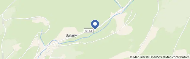 Mapa - Chata Buřany