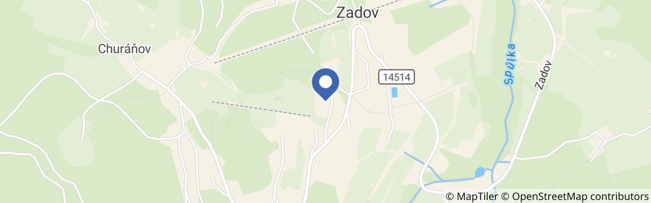 Mapa - Hotel Churáňov