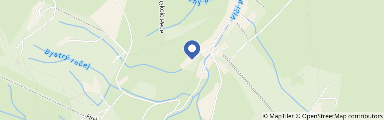 Mapa - Penzion Zákoutí