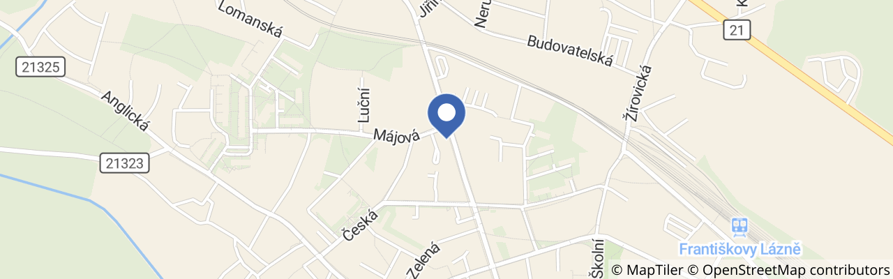 Mapa - Penzion Česká