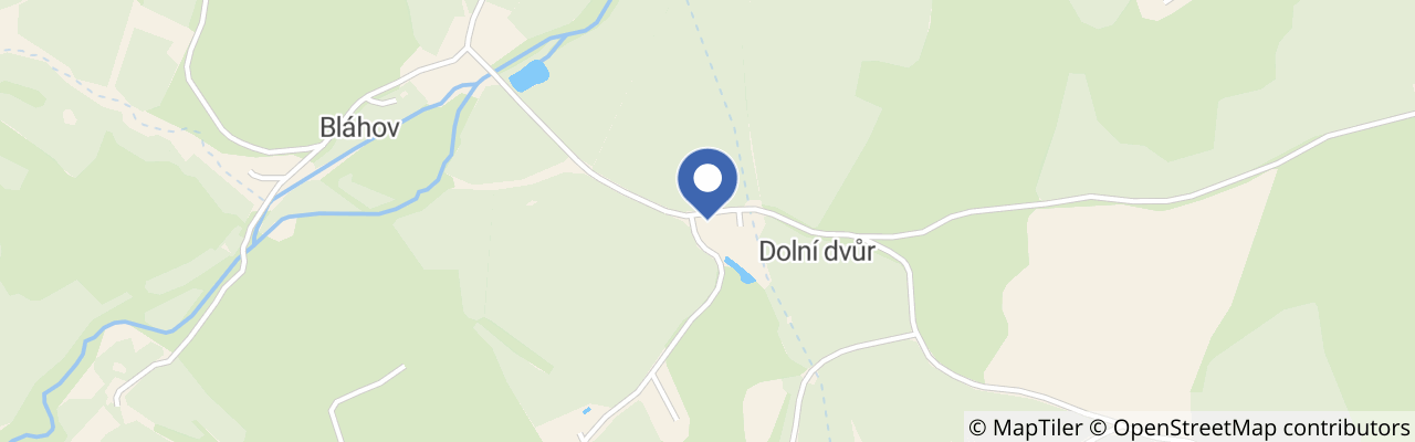 Mapa - Penzion Baurů Dvůr