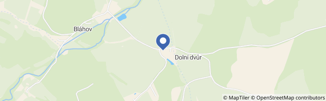 Mapa - Penzion Baurů Dvůr