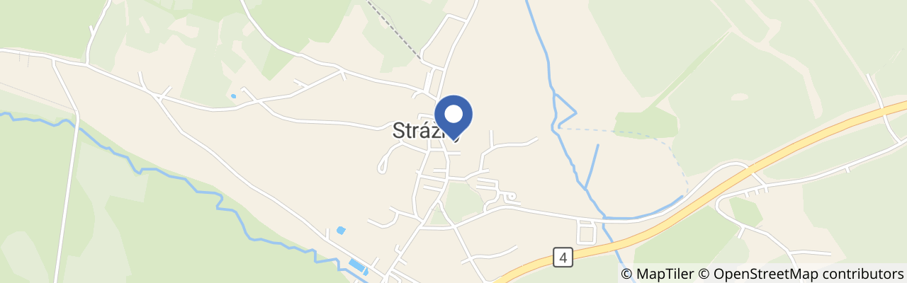 Mapa - Pension U Sousedů