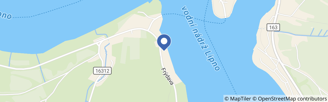 Mapa - Apartmány Bella Vista Lipno