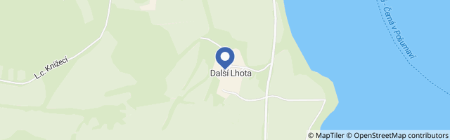 Mapa - Chalupa U Kačírků