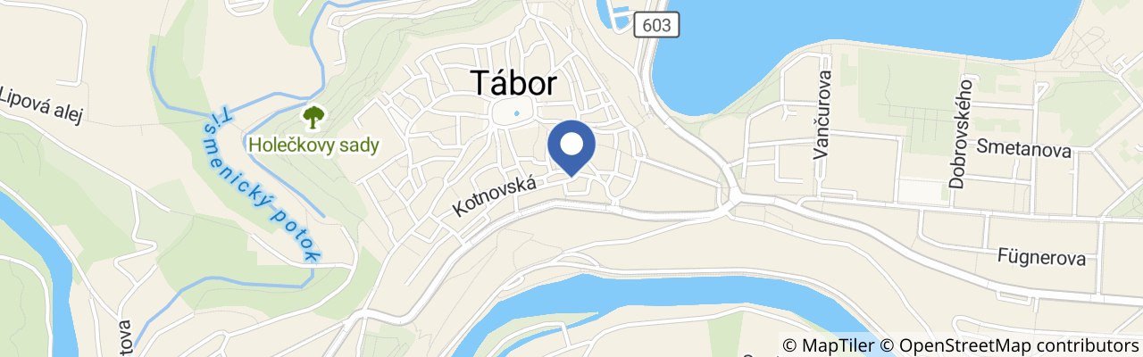 Mapa - Penzion Hradební