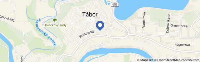 Mapa - Penzion Hradební