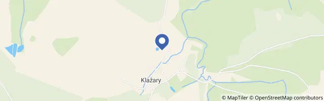 Mapa - Residence Klažary u Žumberka