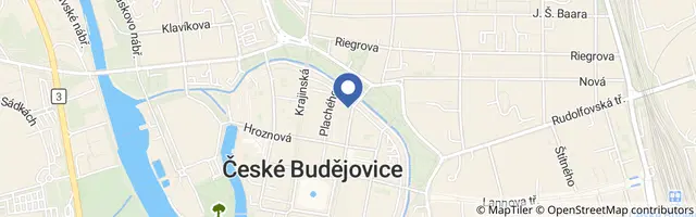 Mapa - Residence U Černé věže