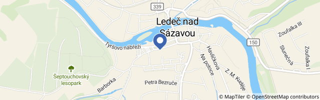 Mapa - Hotel Kaskáda