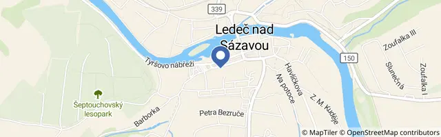 Mapa - Hotel Kaskáda