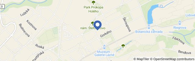 Mapa - Wellness Penzion U Muzea