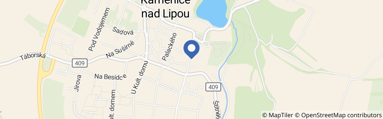 Mapa - Apartmán u Lípy