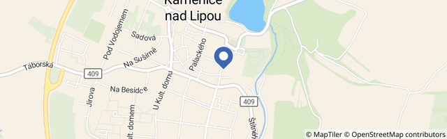 Mapa - Apartmán u Lípy