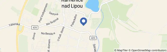 Mapa - Apartmán u Lípy