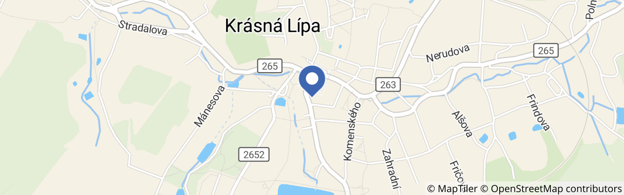 Mapa - Penzion Lípa