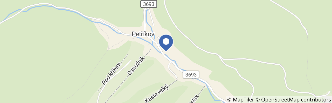 Mapa - Penzion U Orla