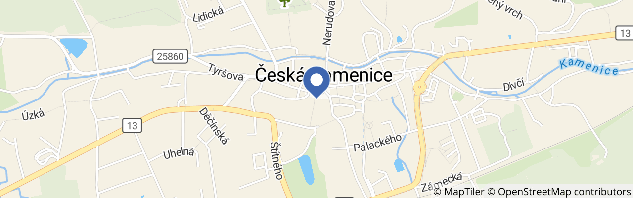 Mapa - Dům V Centru