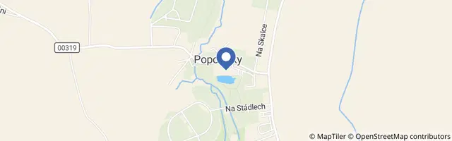 Mapa - Park Hotel Popovičky