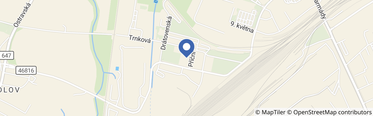 Mapa - Penzion U staré pekárny