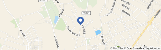 Mapa - Penzion Kutná