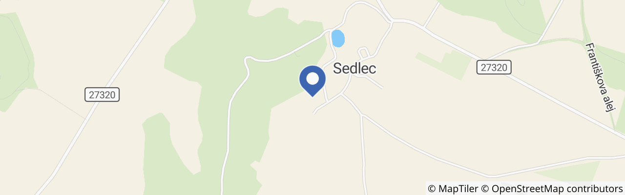 Mapa - Homutův Statek