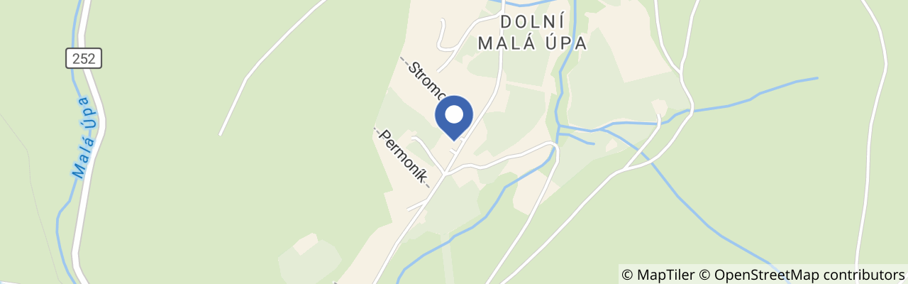 Mapa - Penzion Permoník